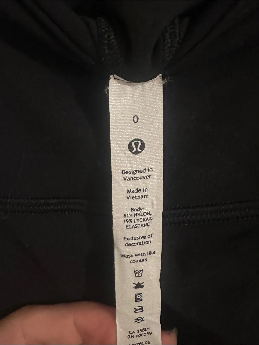 lululemon athletica Black High-Waist 6” Align Bike Shorts